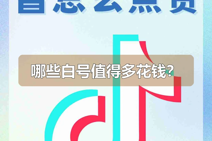 哪些白号值得多花钱？